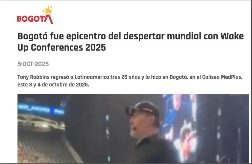 Nota de la Alcaldía de Bogotá sobre Wake Up Conferences 2025